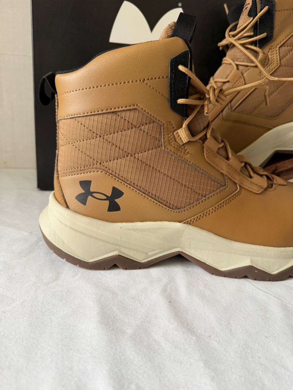 Under Armour UA Stellar G2 Tactical Boots Mens Size 11 3025578-200 Brown New - Picture 4 of 10